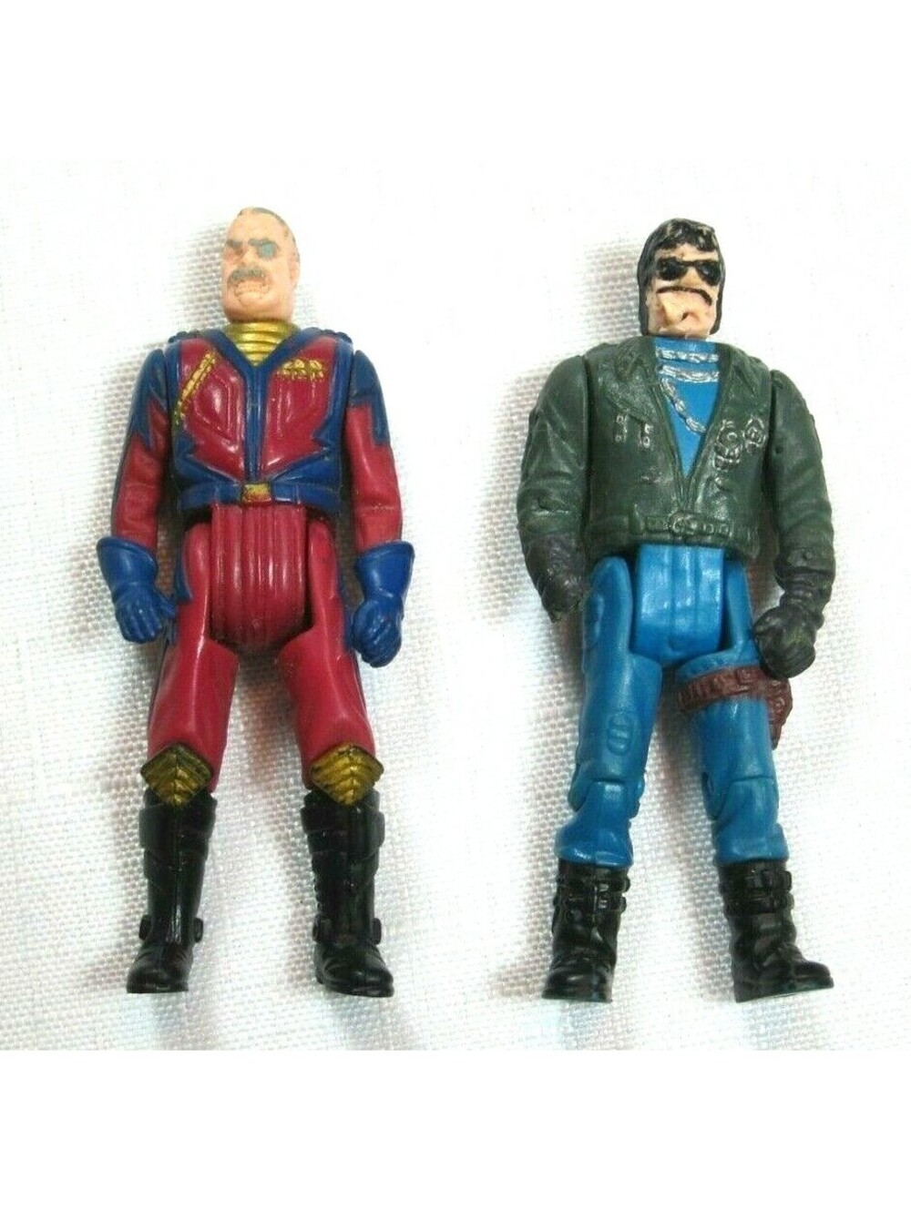 Vintage 1985 MASK Action Figures Buzzard Miles Mayhem & Sly Rax, Kenner / CPG